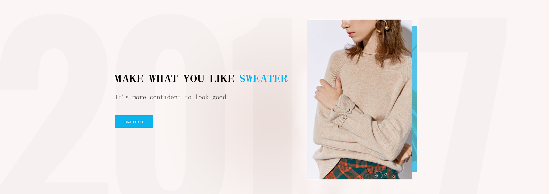 Knitting of port sweater